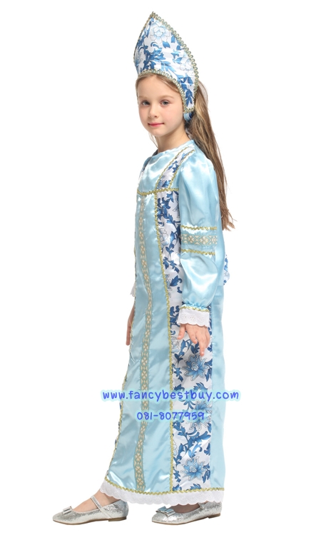 ชุดแฟนซีรัสเซีย ชุดประจำชาติรัสเซีย Russia Costume ขนาด M, L, XL