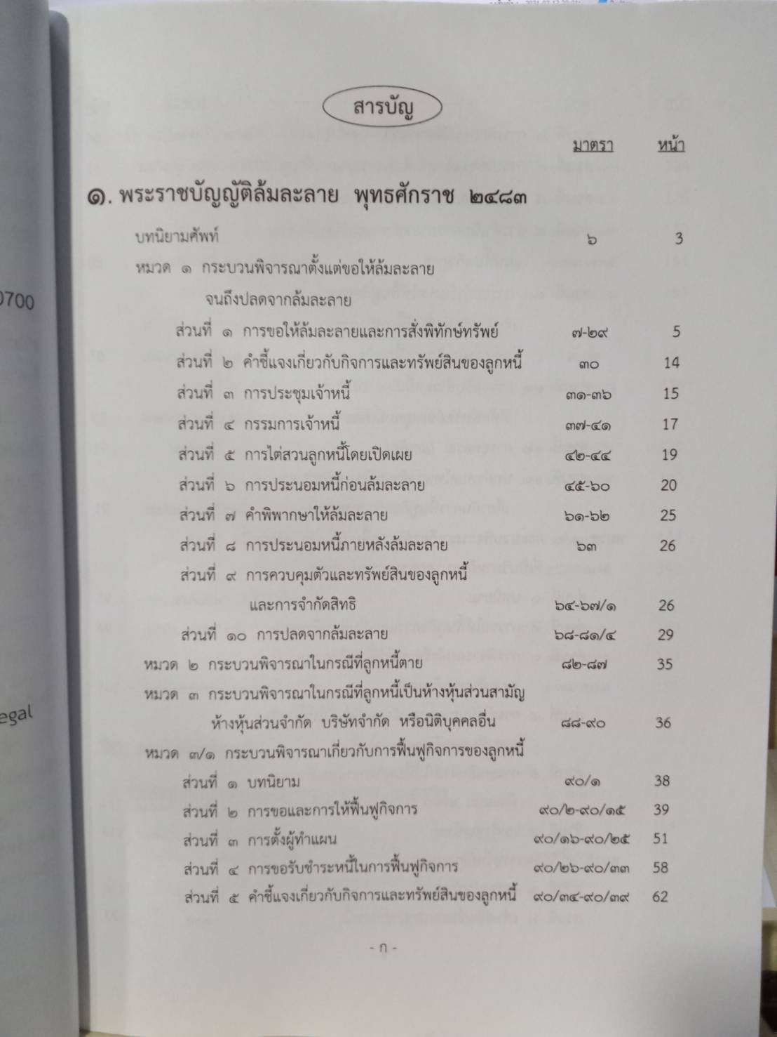 พระราชบัญญัติล้มละลาย ปรับปรุงใหม่ (แก้ไข ฉ.10 พ.ศ.2561) แถมตัวอย่างคดี/ประกาศพิทักษ์ทรัพย์