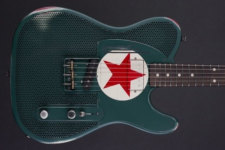 James Trussart Red Star SteelCaster w/ Arcane Tele Pickups