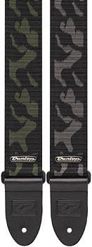 Dunlop D-38 Camo Guitar Strap Camouflage Gray