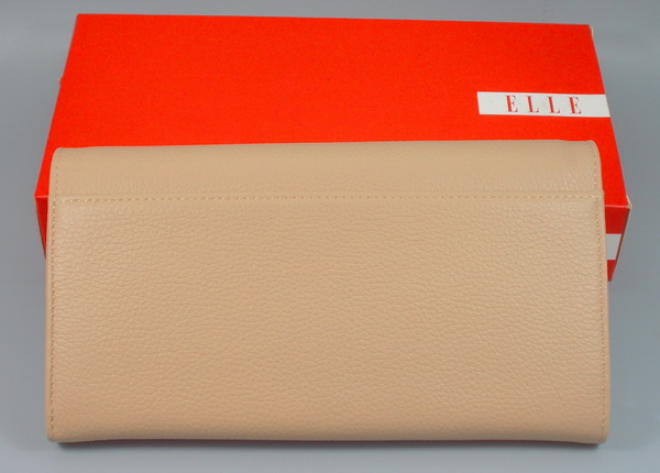 กระเป๋าสตางค์ ELLE เบจ ใหม่ แท้