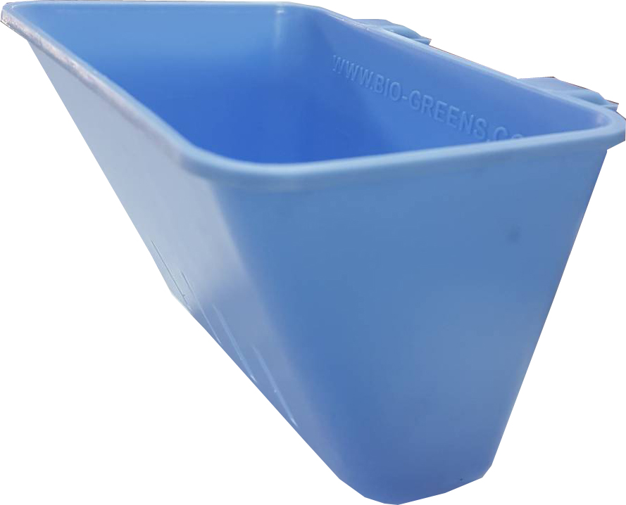 กระถางต้นไม้สวนแนวตั้ง ขนาดเล็ก สีฟ้า