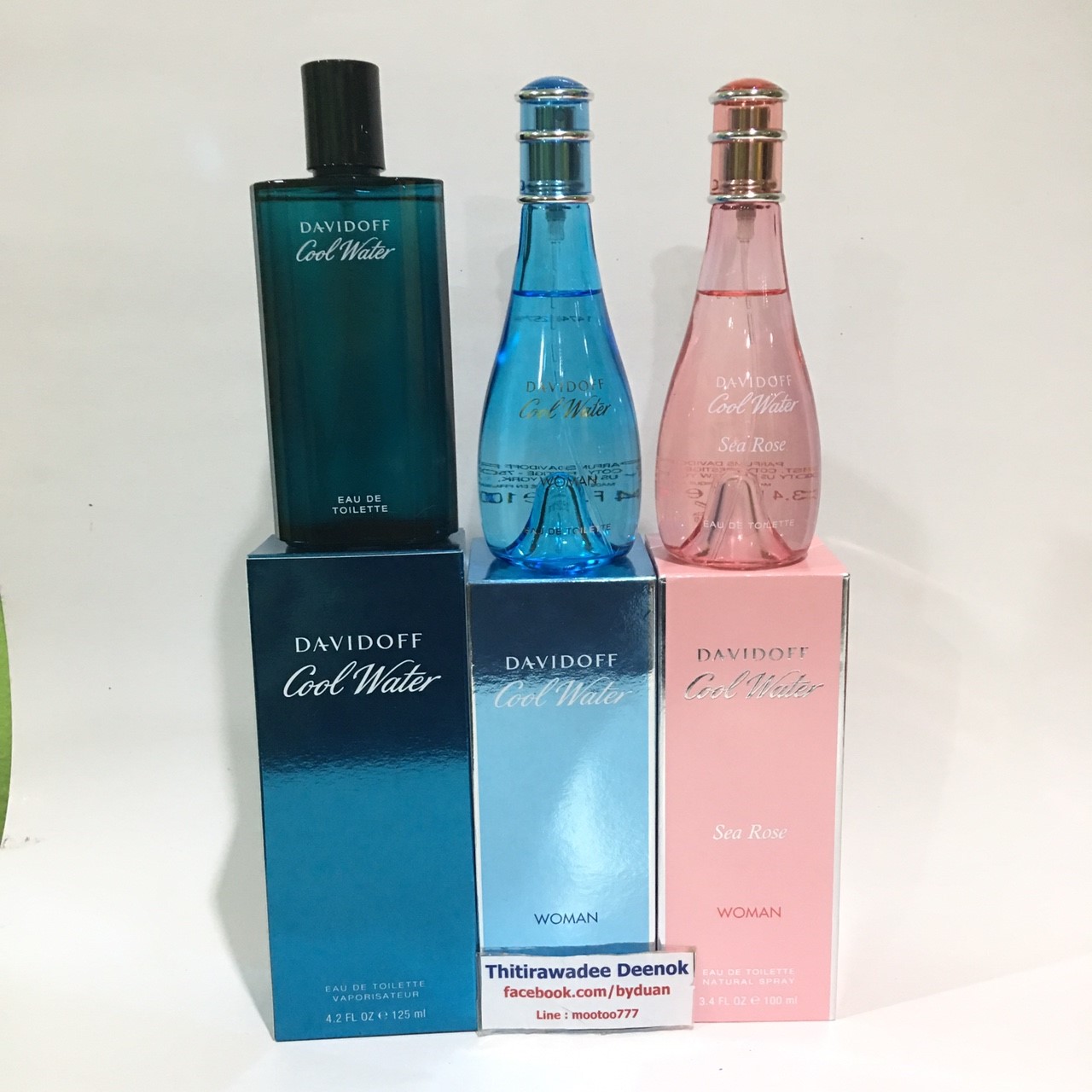 น้ำหอม Davidoff Cool Water EDT for Women 100 ML.
