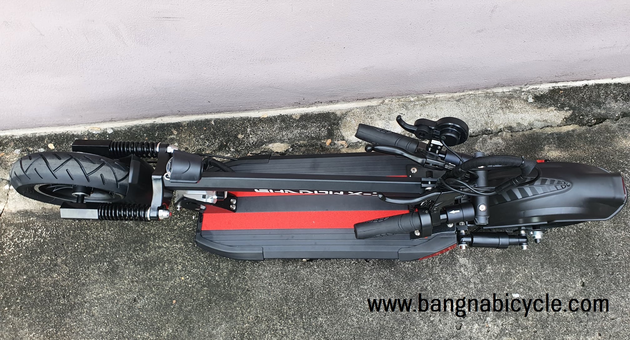 สกู๊ตเตอร์ไฟฟ้าใช้ได้ทั้งนั่งและยืน SHADOW X1 500W มีไฟเลี้ยว ไฟเบรค