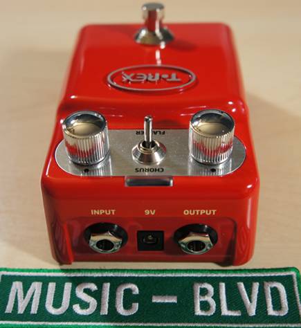 T-Rex Tonebug Chorus and Flanger Guitar Effects Pedal (Red)