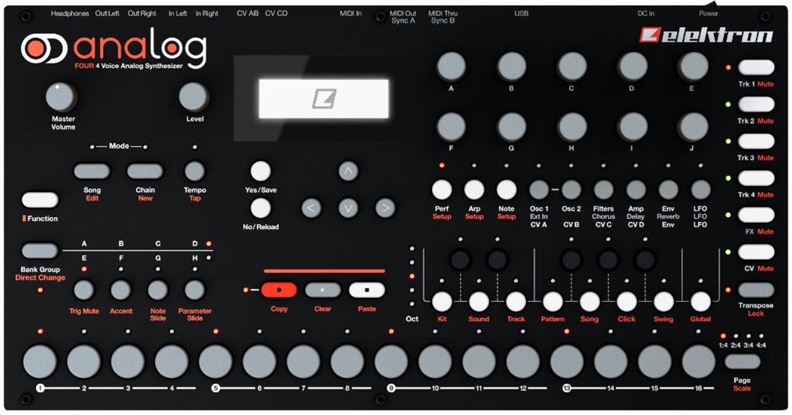Elektron Analog Four Tabletop Synthesizer