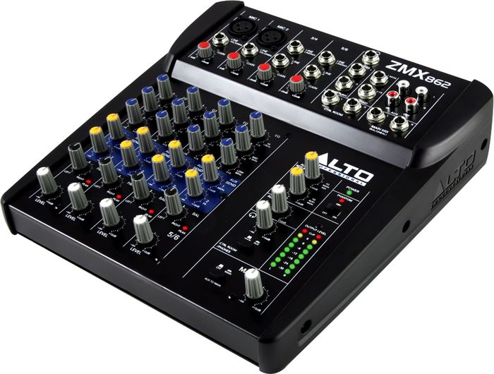 Alto Zephyr Series ZMX862 6-Channel Compact Mixer