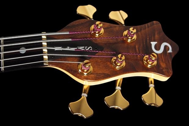 Ken Smith 2016 5TNV 5-String Bass Figured Walnut w/ 18v Preamp - Oil