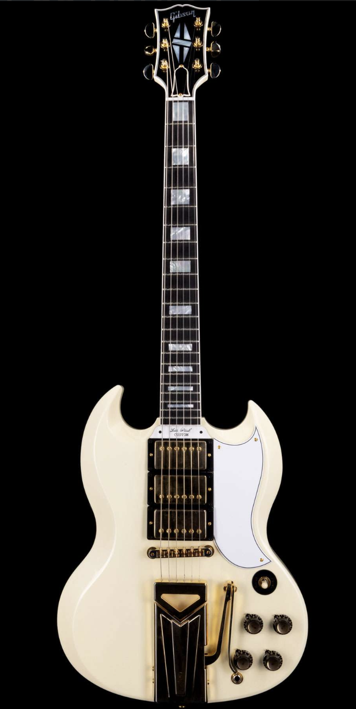 Gibson Custom Shop 60th Anniversary 1961 Les Paul SG Custom With Sideways Vibrola Specifications