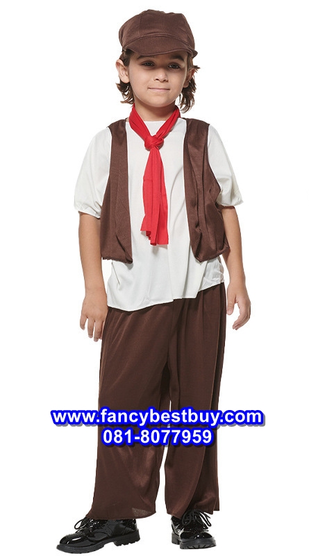 ชุดประจำชาติยุโรป ชุดVictorian Boy ชุดวิคตอเรียน ขนาด S110-120, M120-130, L130-140