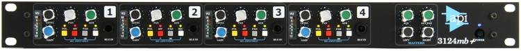 API 3124MB+ 4-channel Mic and Instrument Preamp with Stereo Mixer