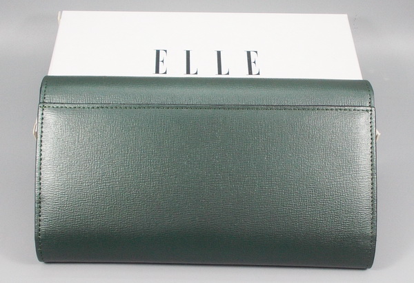 กระเป๋าสตางค์ ELLE เขียวเมทาลิก ใหม่ แท้