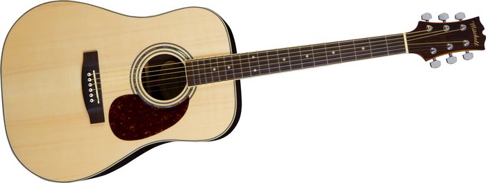 Mitchell MD200S Solid-Top Dreadnought Acoustic Guitar Natural