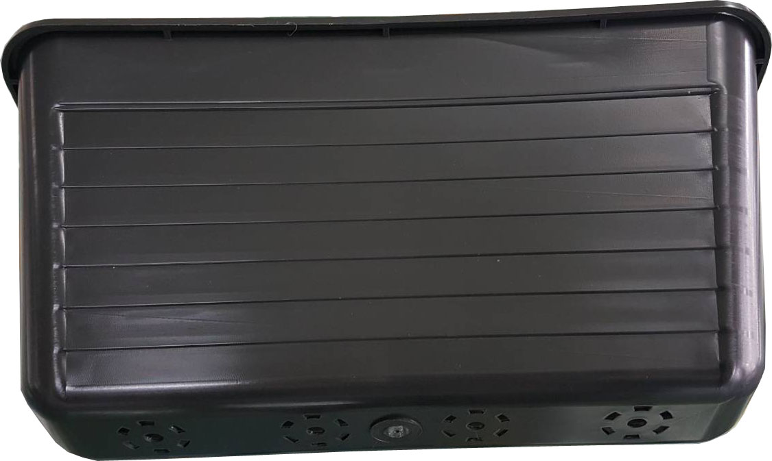 กระถางต้นไม้สวนแนวตั้งขนาดใหญ่พิเศษ สีดำ