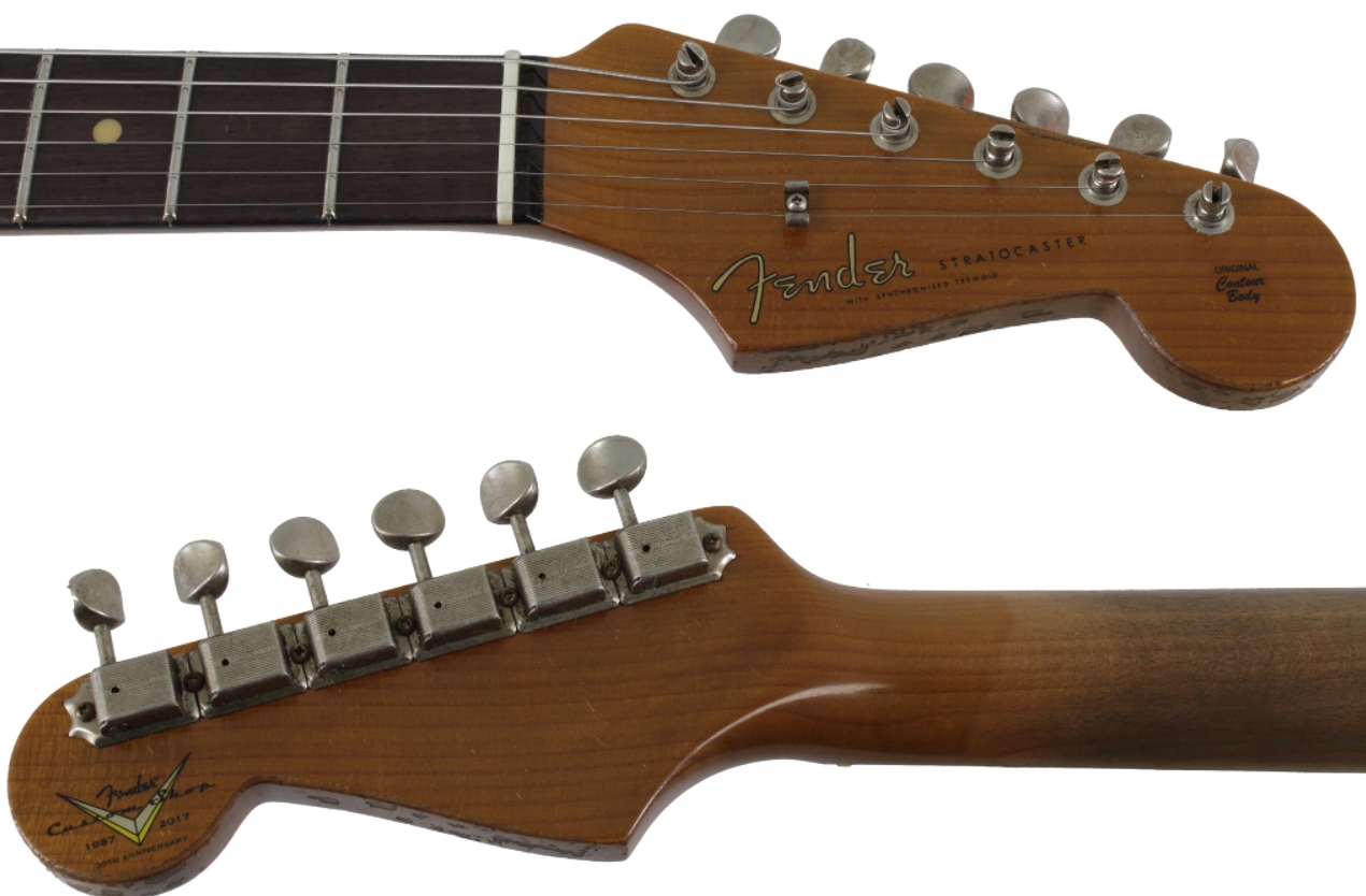 Fender Custom Shop 1959 Stratocaster, Heavy Relic, Aged Olympic White