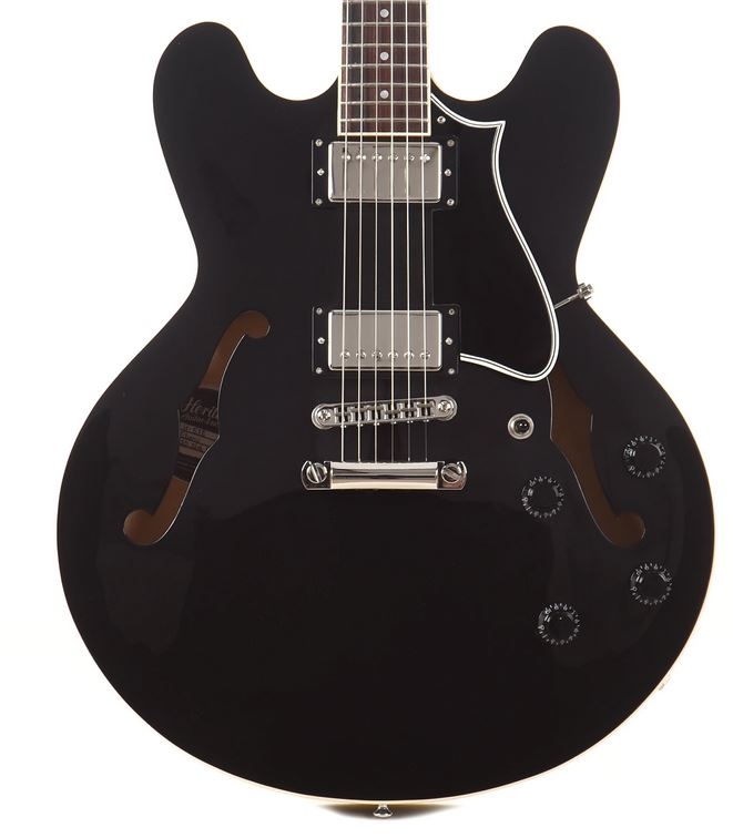 Heritage H-535 Standard Semi-Hollow Ebony