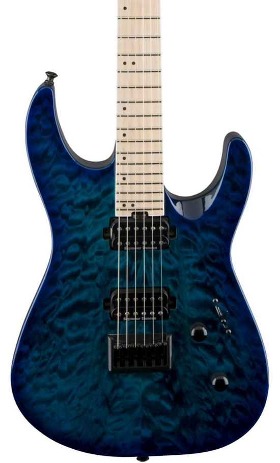 Jackson Pro Dinky DK2QM HT Electric Guitar Chlorine Burst