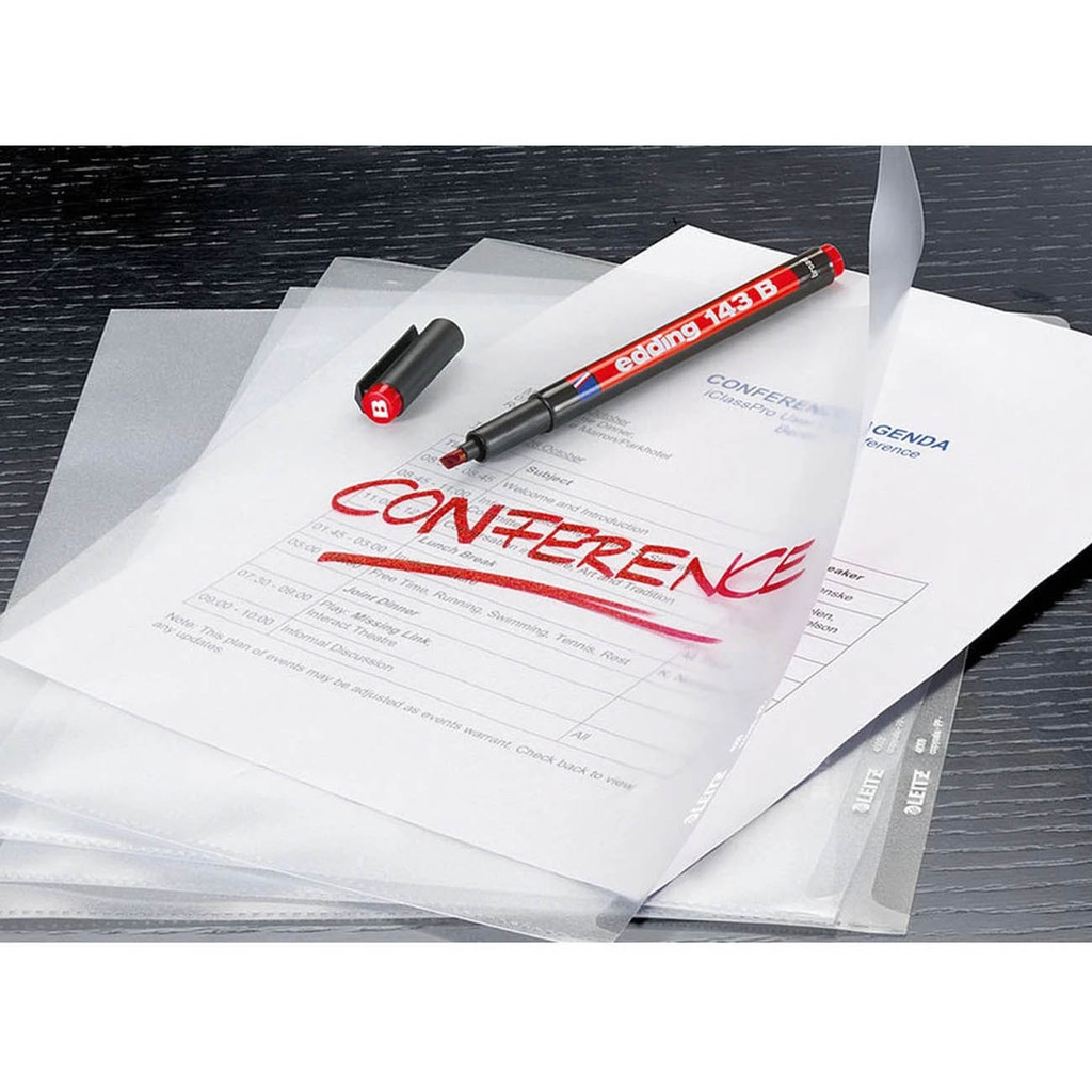 ปากกาเคมี Permanent Marker กันน้ำ เขียนเหล็ก เขียนพลาสติก รุ่น E140S-E143B ( ราคา / 1 ด้าม)