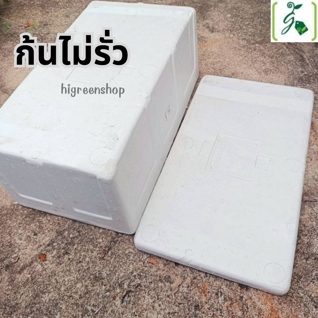 กล่องโฟมมือ 2 กล่องเปล่า กล่องปลา (สูง 31 cm.) กล่องปลูกผักไฮโดรโปนิกส์ เจาะรูฟรี + แถมถุงรองลัง เจาะรูสลัด 8 ต้น หรือผักไทย 24 ต้น เลือกได้ จำนวน 1 ลัง