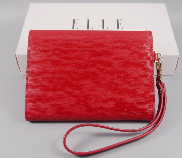 กระเป๋าสตางค์ ELLE แดงมีหู ใหม่ แท้