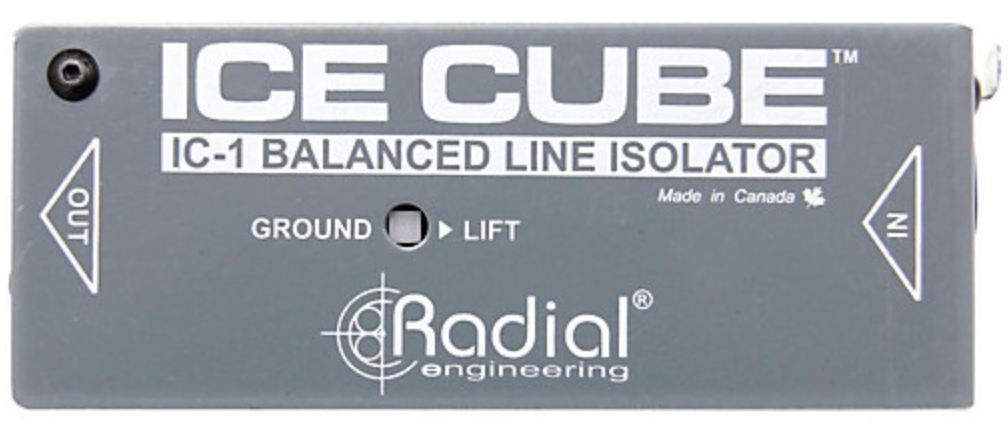 Radial Engineering IceCube IC-1 Balanced Line Isolator and Hum Eliminator