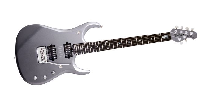 Music Man JP13 John Petrucci 6-String Electric Guitar Platinum Silver