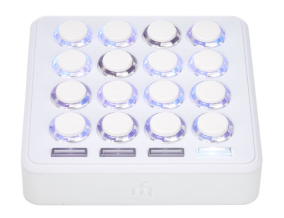 DJ Techtools Midi Fighter 3D limited white