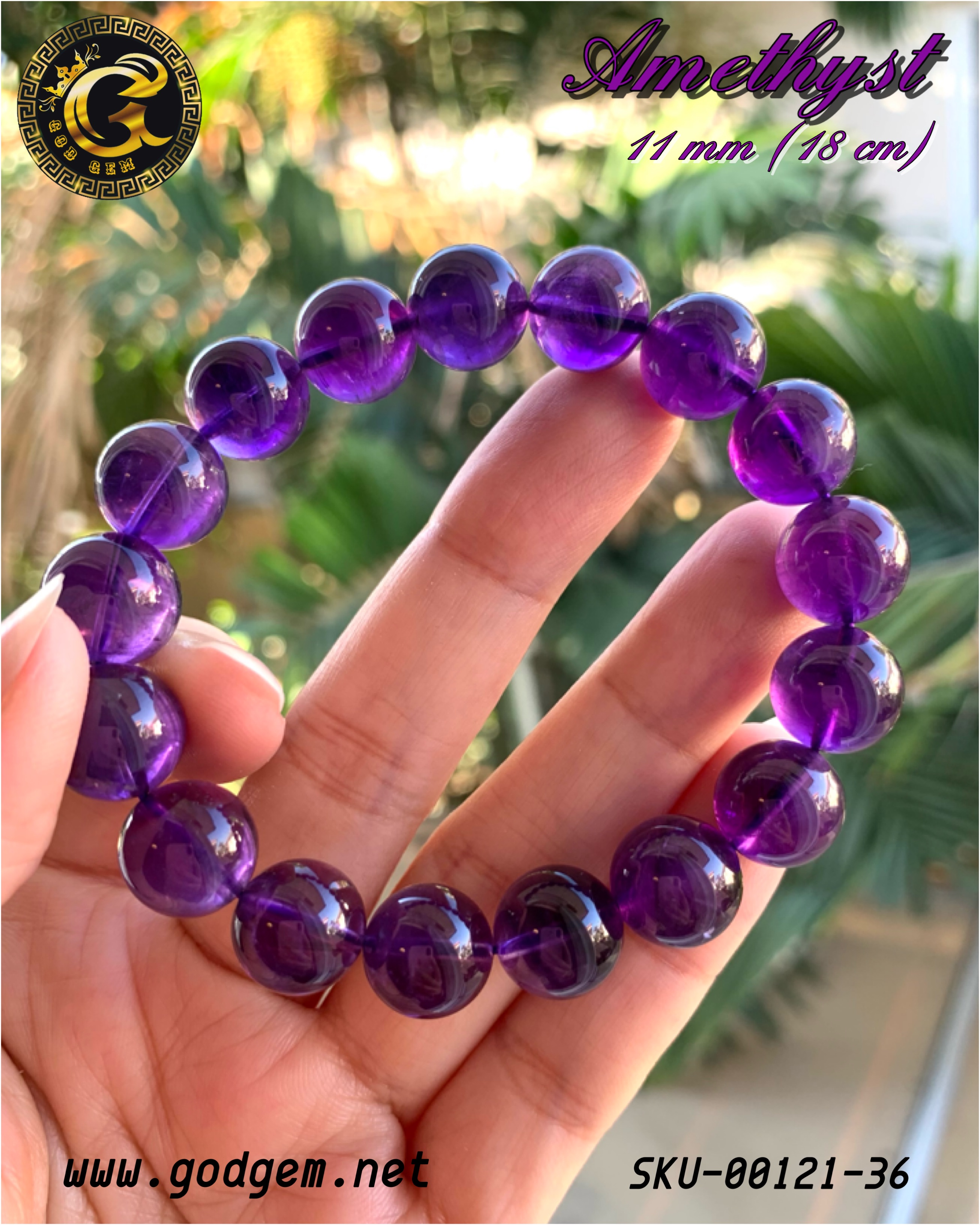 ข้อมือหินอเมทีสต์ อุรุกวัย