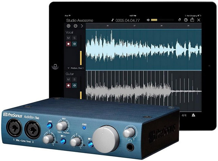 PreSonus AudioBox iTwo 2x2 USB/iPad Recording System