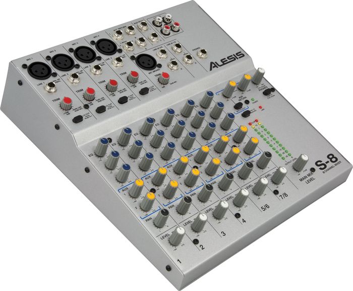 Alesis S-8 8 Channel Compact Mixer