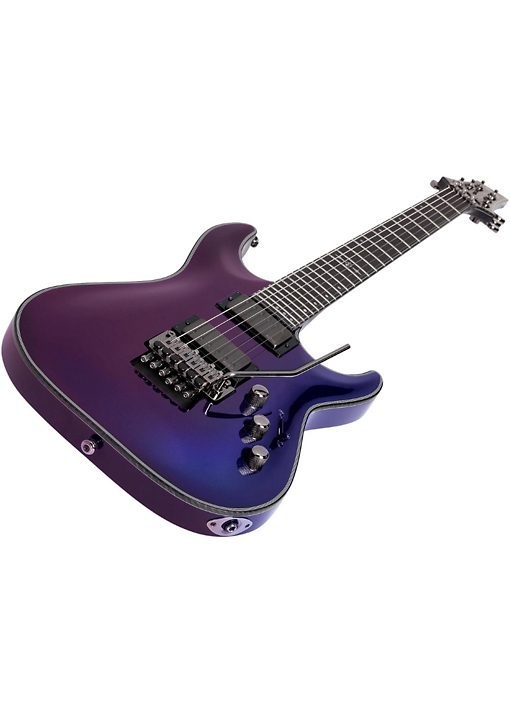 Schecter Guitar Research Hellraiser Hybrid C-1 with Floyd Rose Solid Body Electric Guitar - Ultraviolet