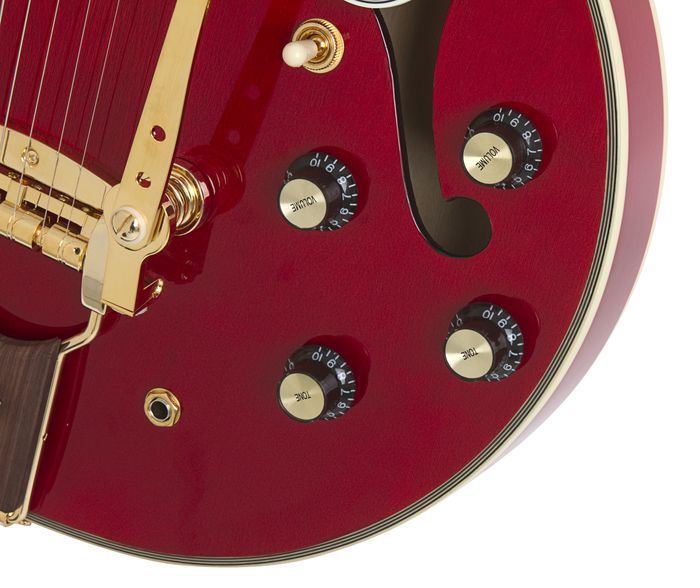 Epiphone 50th Ann. 1962 Sheraton E212TV Outfit Tremotone Electric Guitar