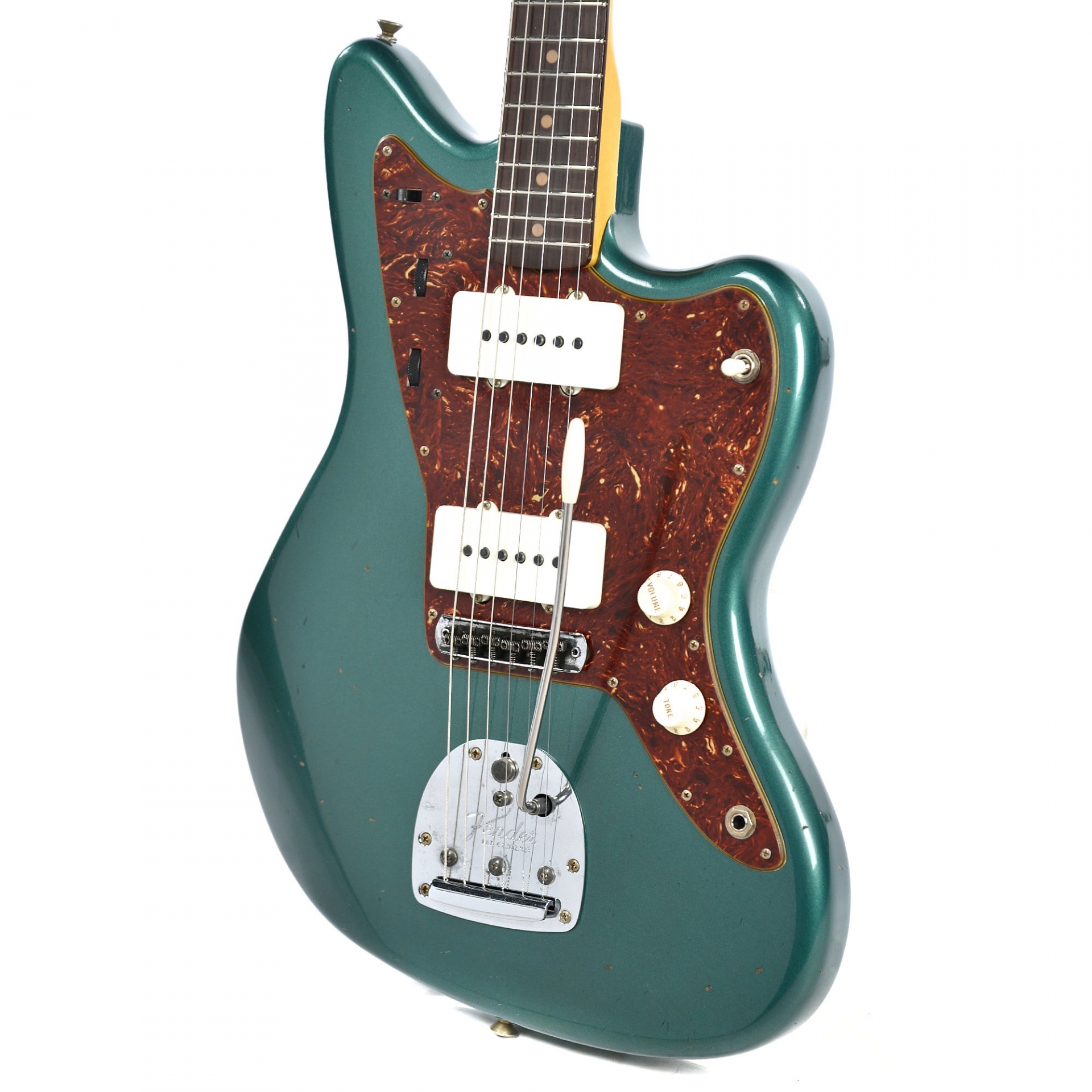 Fender Custom Shop 1962 Jazzmaster Journeyman Relic Aged Sherwood Green Metallic CME Spec w/Painted Headcap & Lollar Pickups