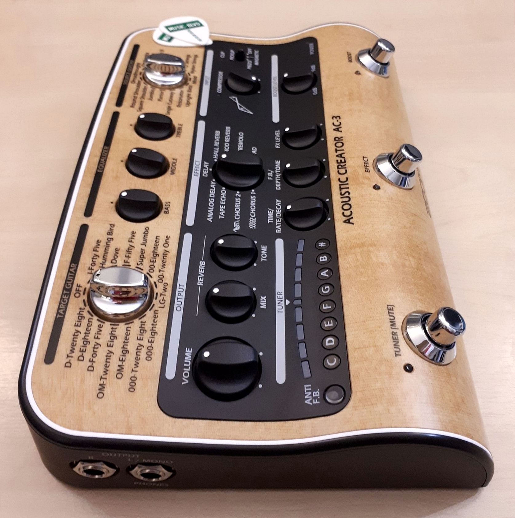 Zoom AC 3 Acoustic Creator Enhanced Direct Box