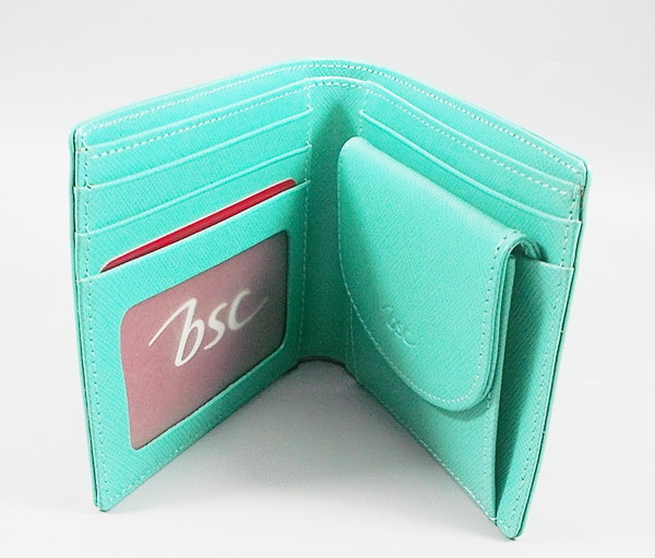 กระเป๋าสตางค์ bsc เขียวมะนาว ใหม่ แท้