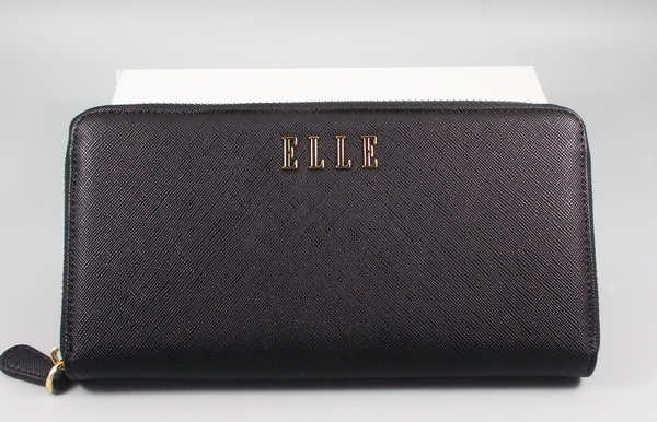 กระเป๋าสตางค์ ELLE ดำ ใหม่ แท้