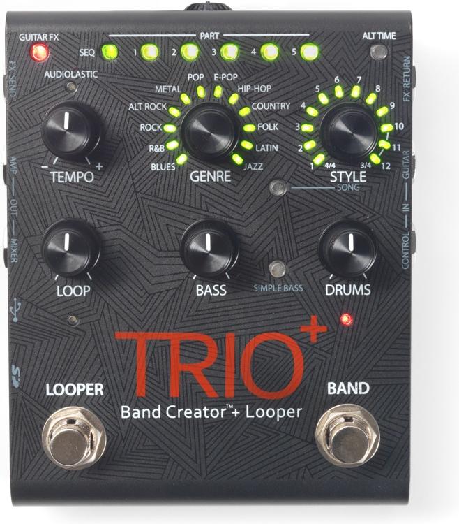 DigiTech Trio+ Band Creator Plus Looper Guitar Effects Pedal