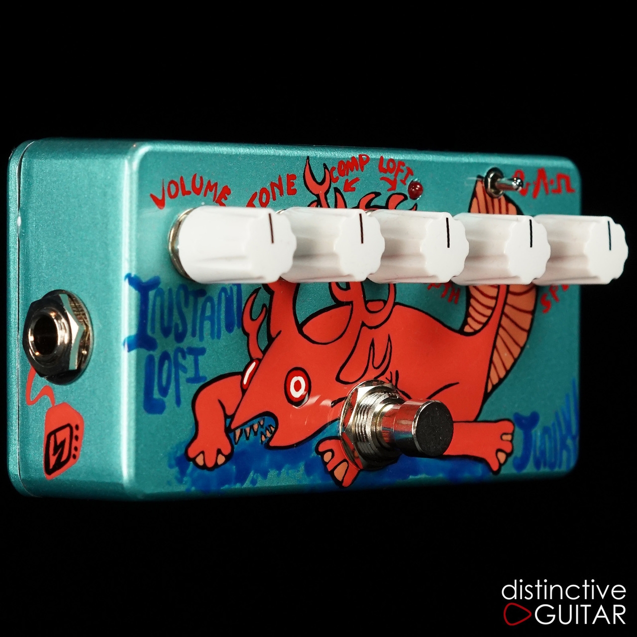 Zvex Instant Lo Fi Junky NAMM Show Custom Hand Painted No.B110