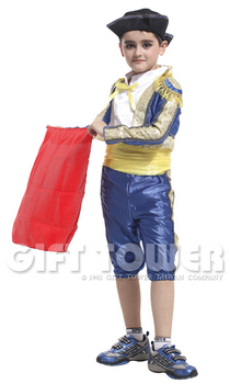 ชุดแฟนซีเด็กนักสู้วัวกระทิง มาทาดอร์ Matador ชุดนานาชาติสเปน มีขนาด M, XL