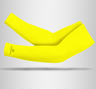 ปลอกแขนกัน UV size XL : Yellow Moon