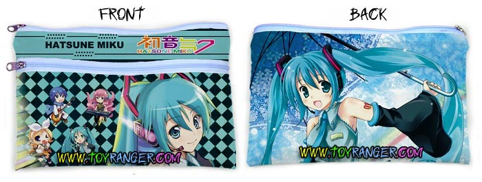 กระเป๋าซิปคู่ Miku Hatsune 64 (1 ใบ)