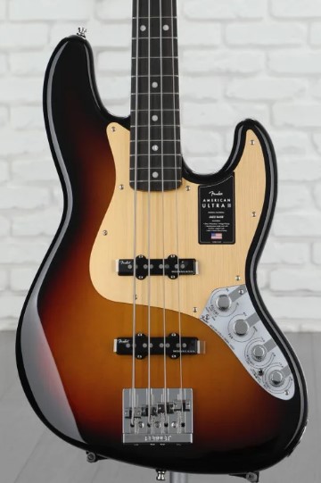 Fender American Ultra II Jazz Bass - Ultraburst, Ebony Fingerboard