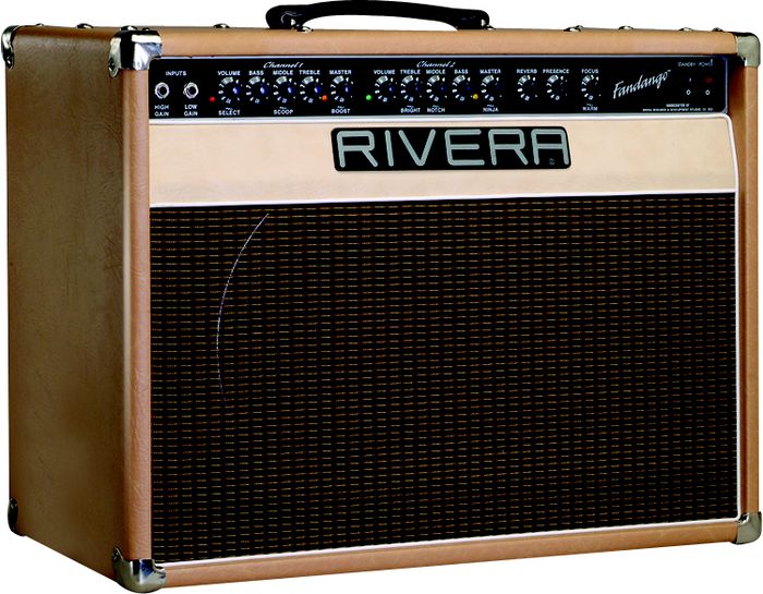 Rivera Fandango 112 55W Tube Combo Guitar Amp (Palomino)