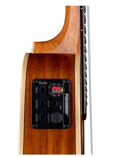 Luna Guitars Vista Eagle Tropical Wood Concert Acoustic-Electric Ukulele Gloss Natural