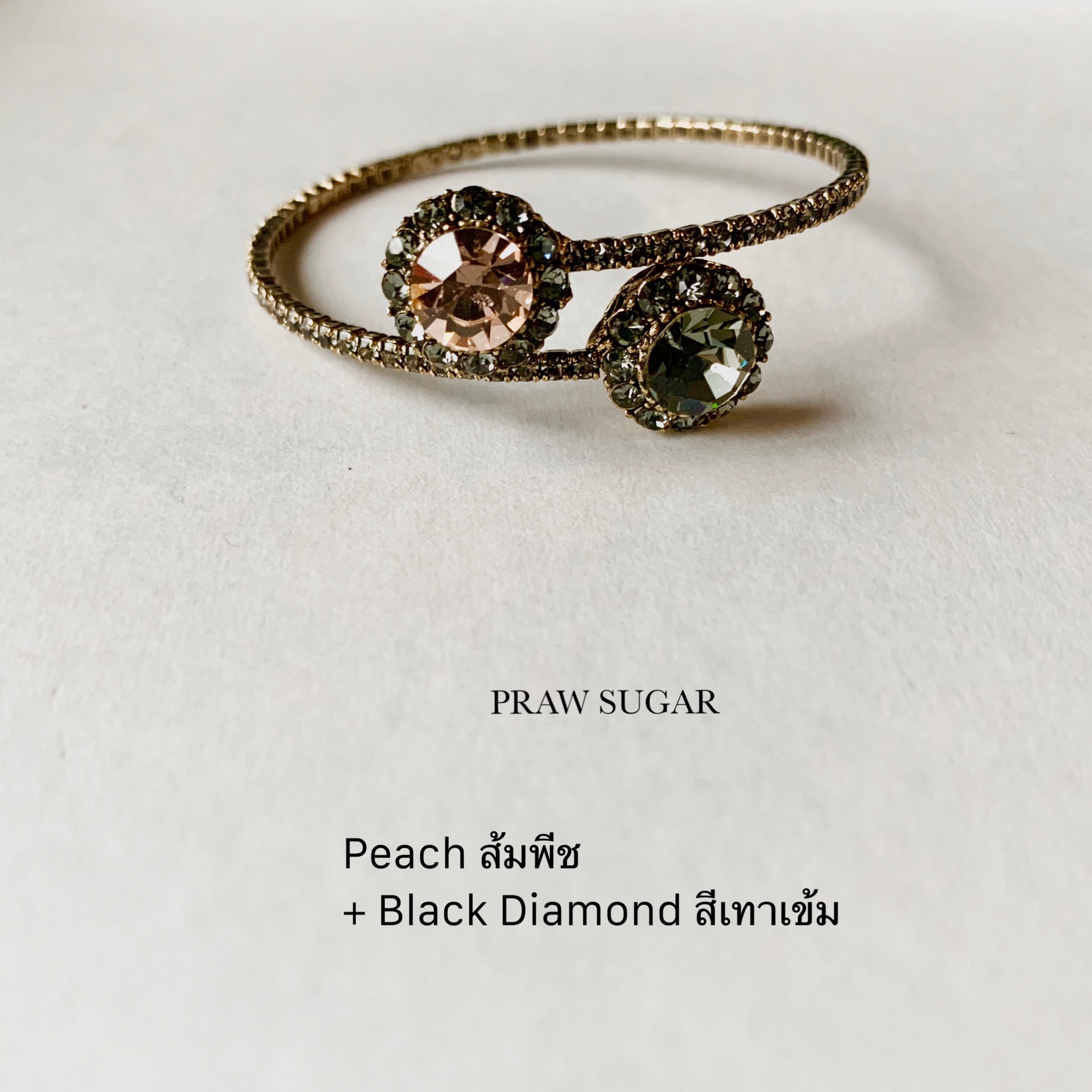 Swarovski Double Crystal Bracelet - กำไลคริสตัลสวารอฟสกี้แบบ 2 ฝั่ง