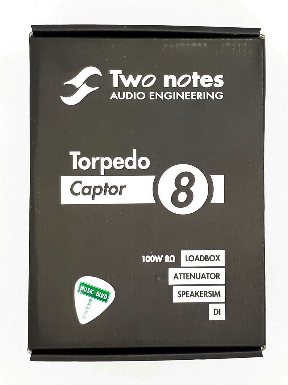 Two Notes Torpedo Captor Reactive Loadbox DI and Attenuator - 8 ohm