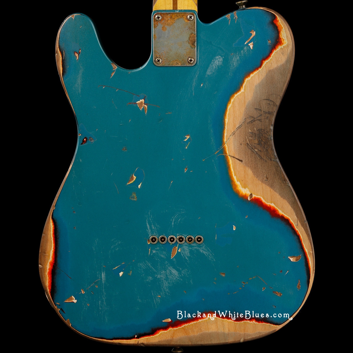 Nash T-57 In Turquoise Over 3 Tone Sunburst