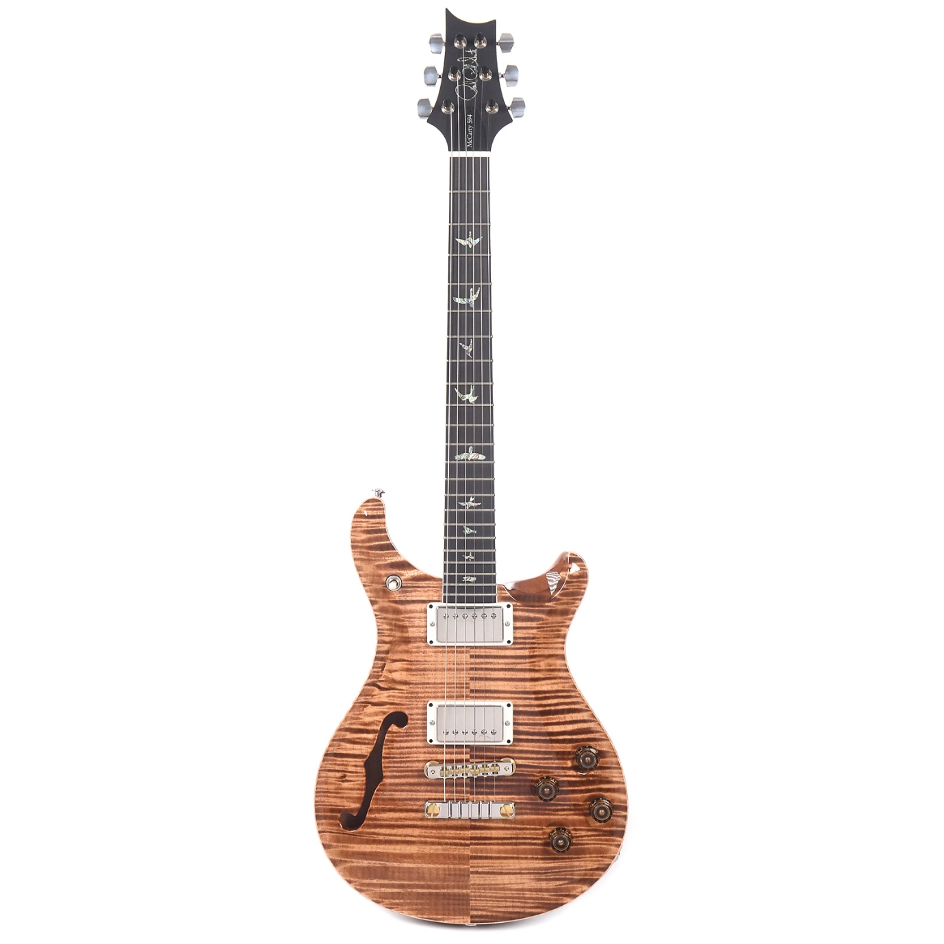 PRS McCarty 594 Semi-Hollow Limited Edition Artist Package Copperhead w/Pattern Vintage Neck & Nickel Hardware