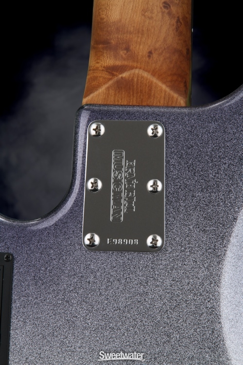 Ernie Ball Music Man StingRay 5 Single Humbucker - Starry Night, Natural Headstock