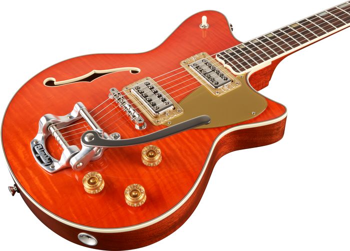 Koll Guitars Super Glide Almighty Electric Guitar Round-Up Orange